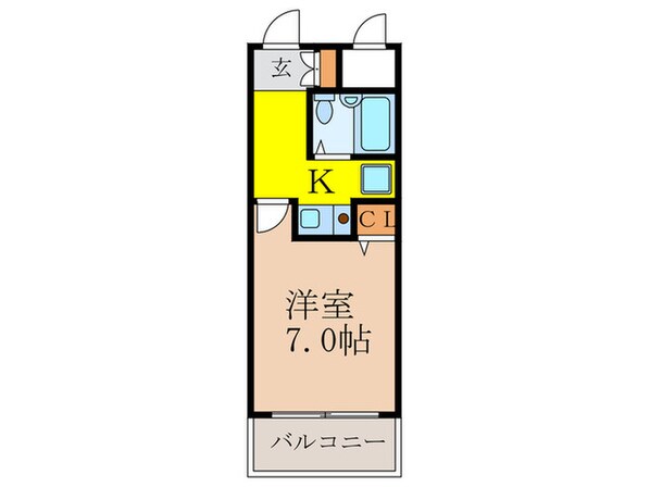 ユニハイツⅡの物件間取画像